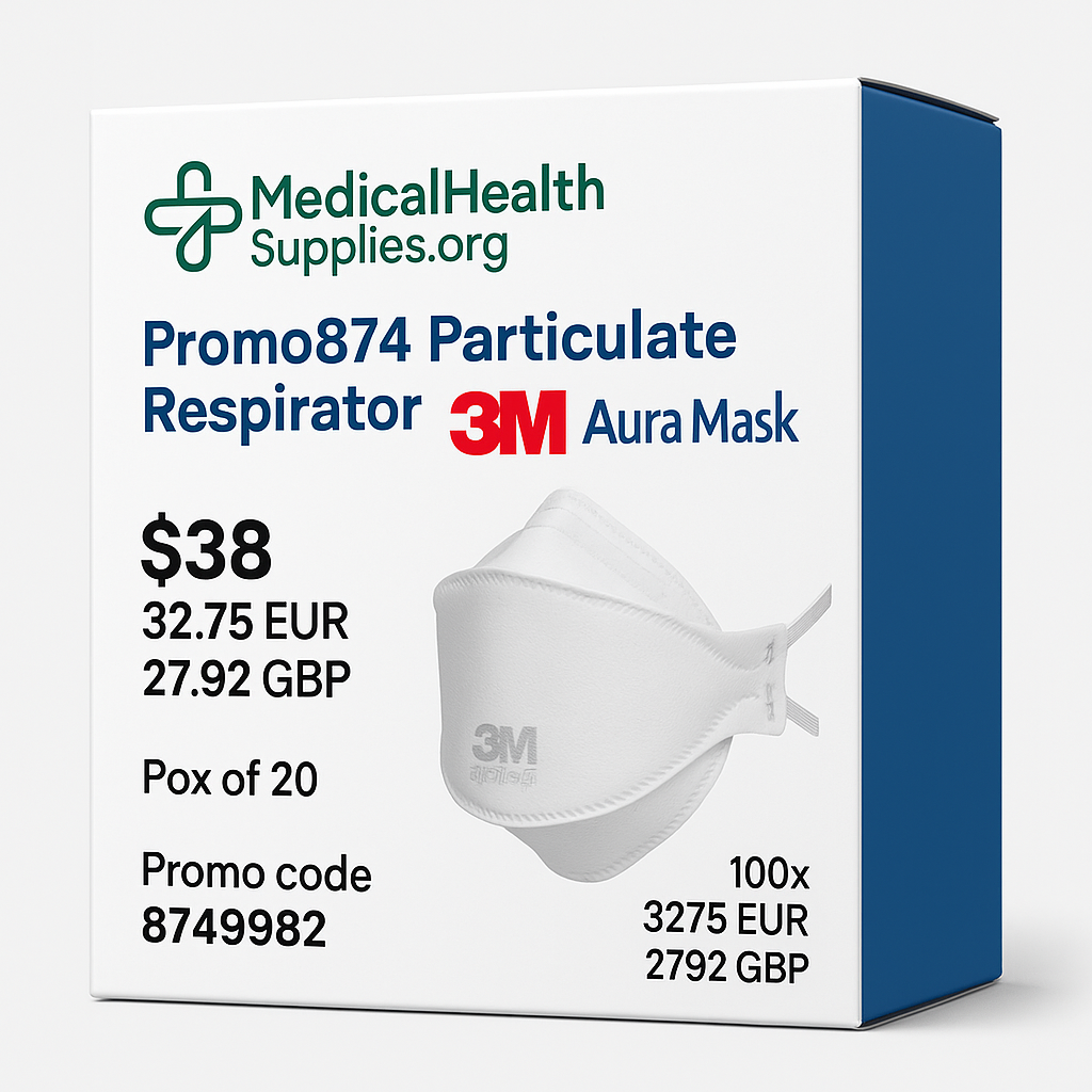 🟦 Promo874 – 3M Aura Mask Respirator